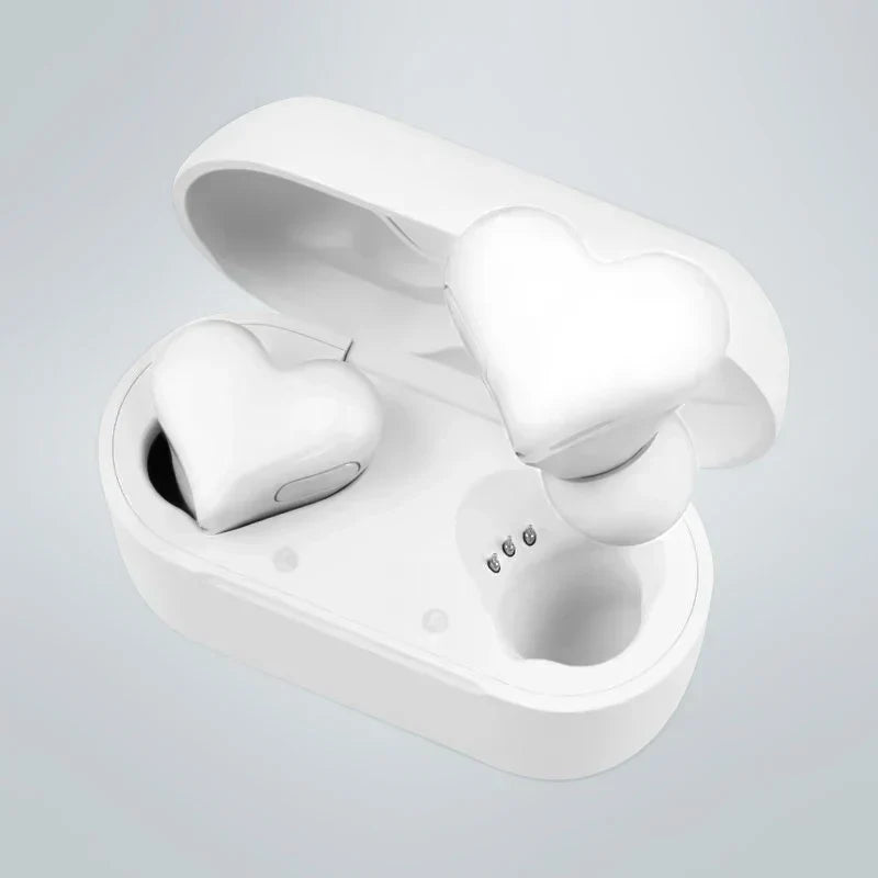 Heart-Shaped Bluetooth Headphones