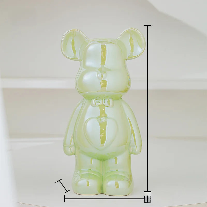 Aesthetic Bear Ceramic Statue