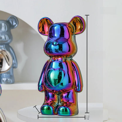 Aesthetic Bear Ceramic Statue