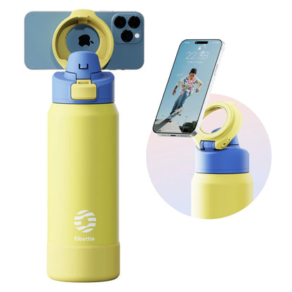Water Bottle with Phone Holder