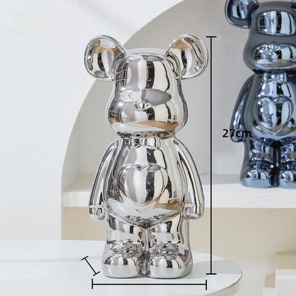 Aesthetic Bear Ceramic Statue