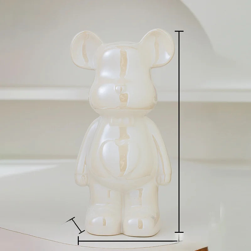 Aesthetic Bear Ceramic Statue