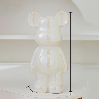 Aesthetic Bear Ceramic Statue