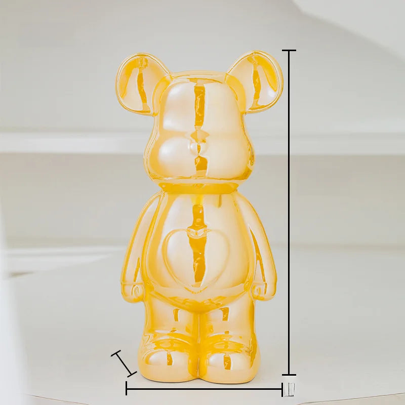 Aesthetic Bear Ceramic Statue