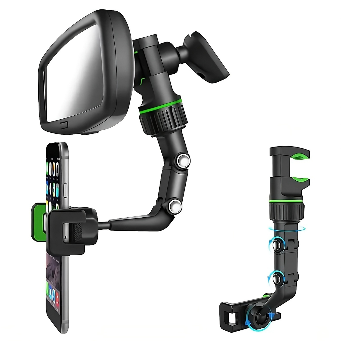 Rearview Mirror Phone Holder