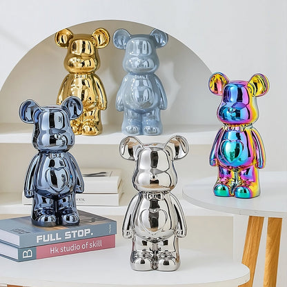 Aesthetic Bear Ceramic Statue
