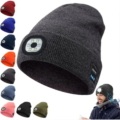 Bluetooth Beanie with Light