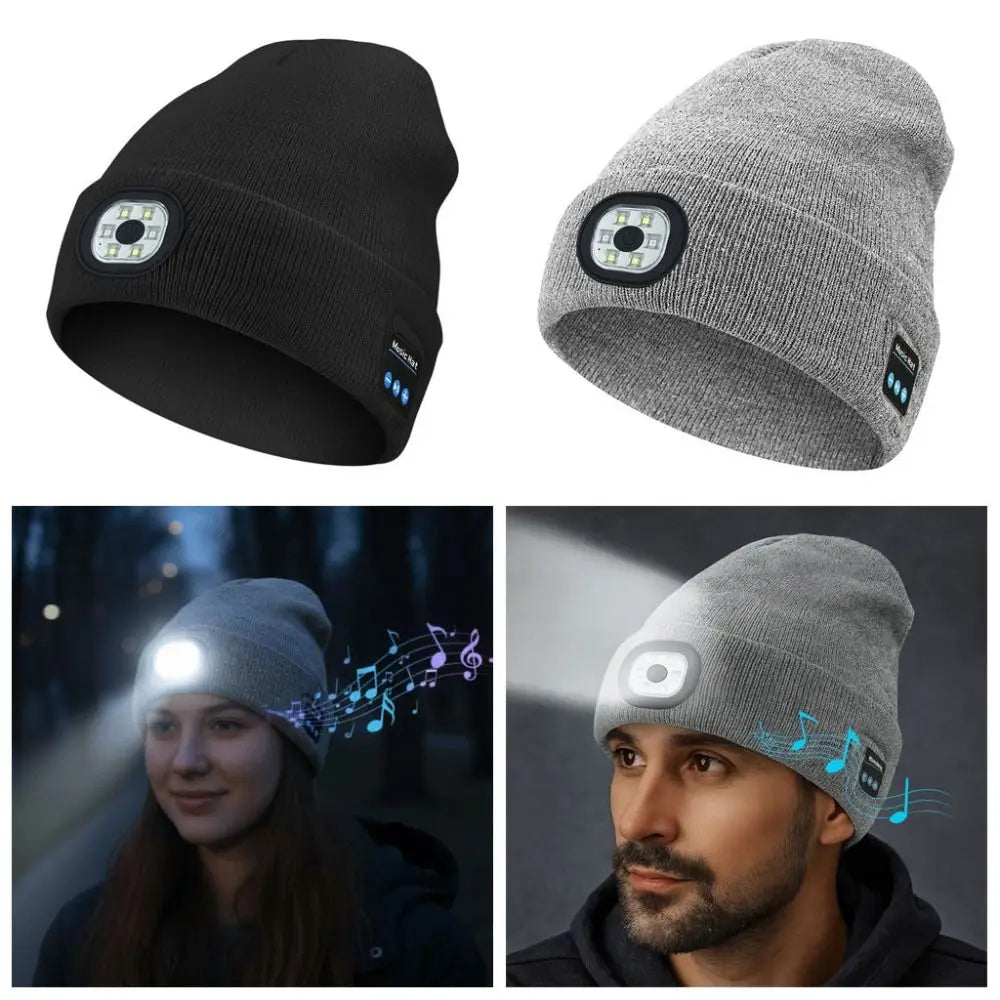 Bluetooth Beanie with Light