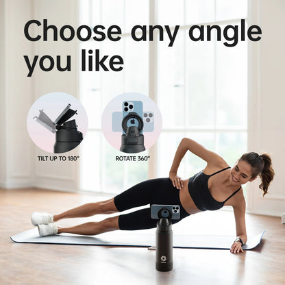Water Bottle with Phone Holder