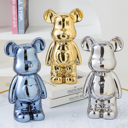 Aesthetic Bear Ceramic Statue