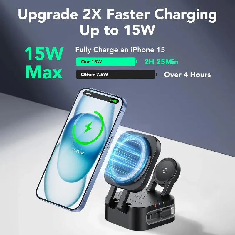 Magnetic Wireless Charger Station