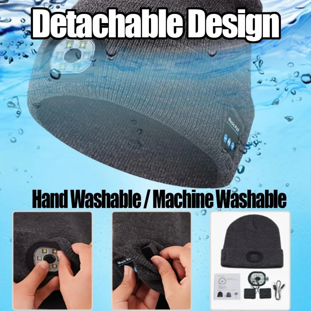 Bluetooth Beanie with Light