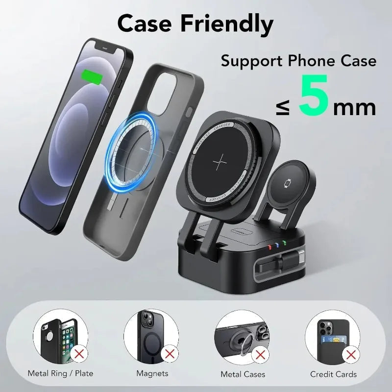 Magnetic Wireless Charger Station