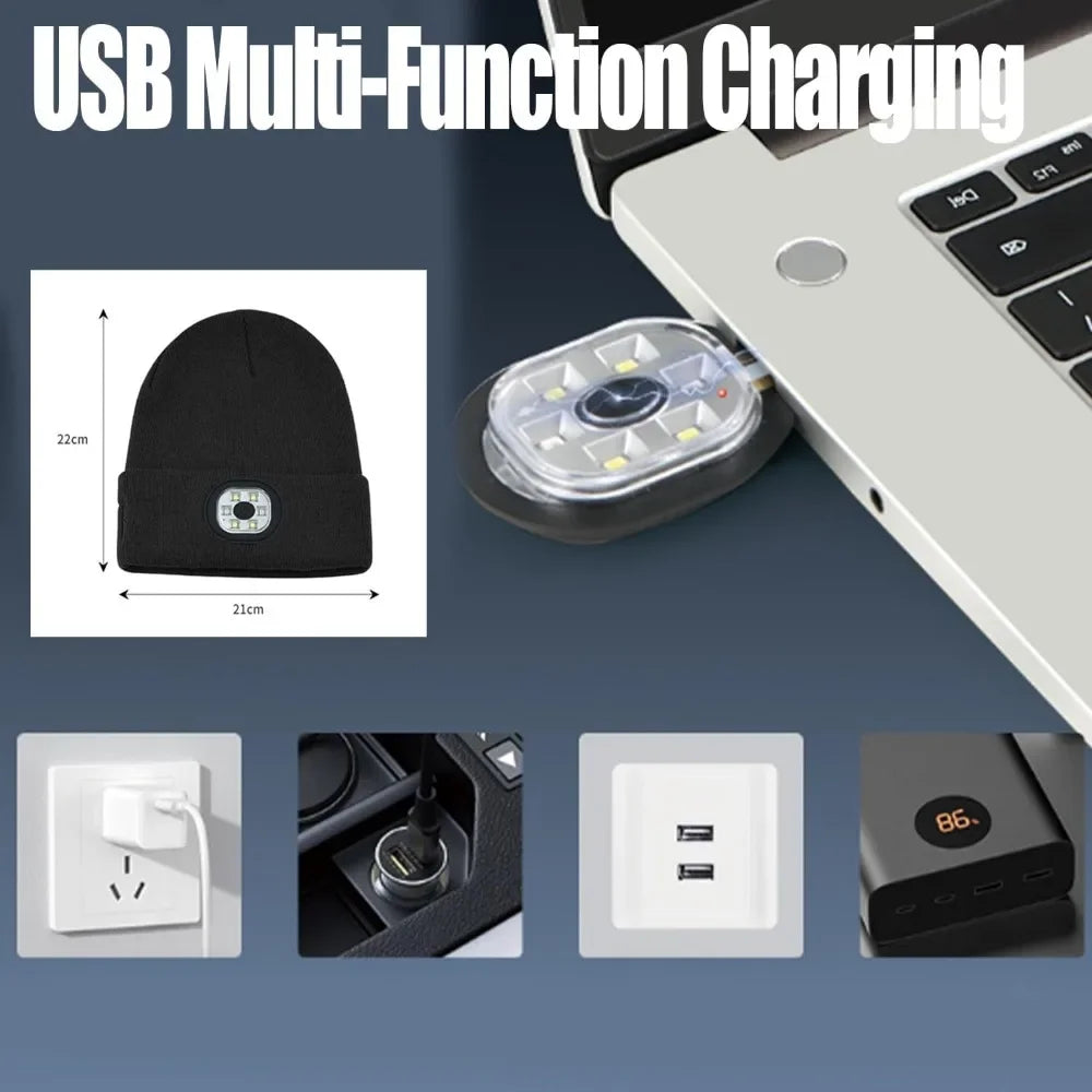 Bluetooth Beanie with Light