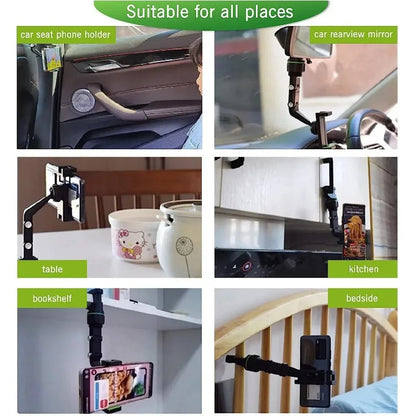 Rearview Mirror Phone Holder