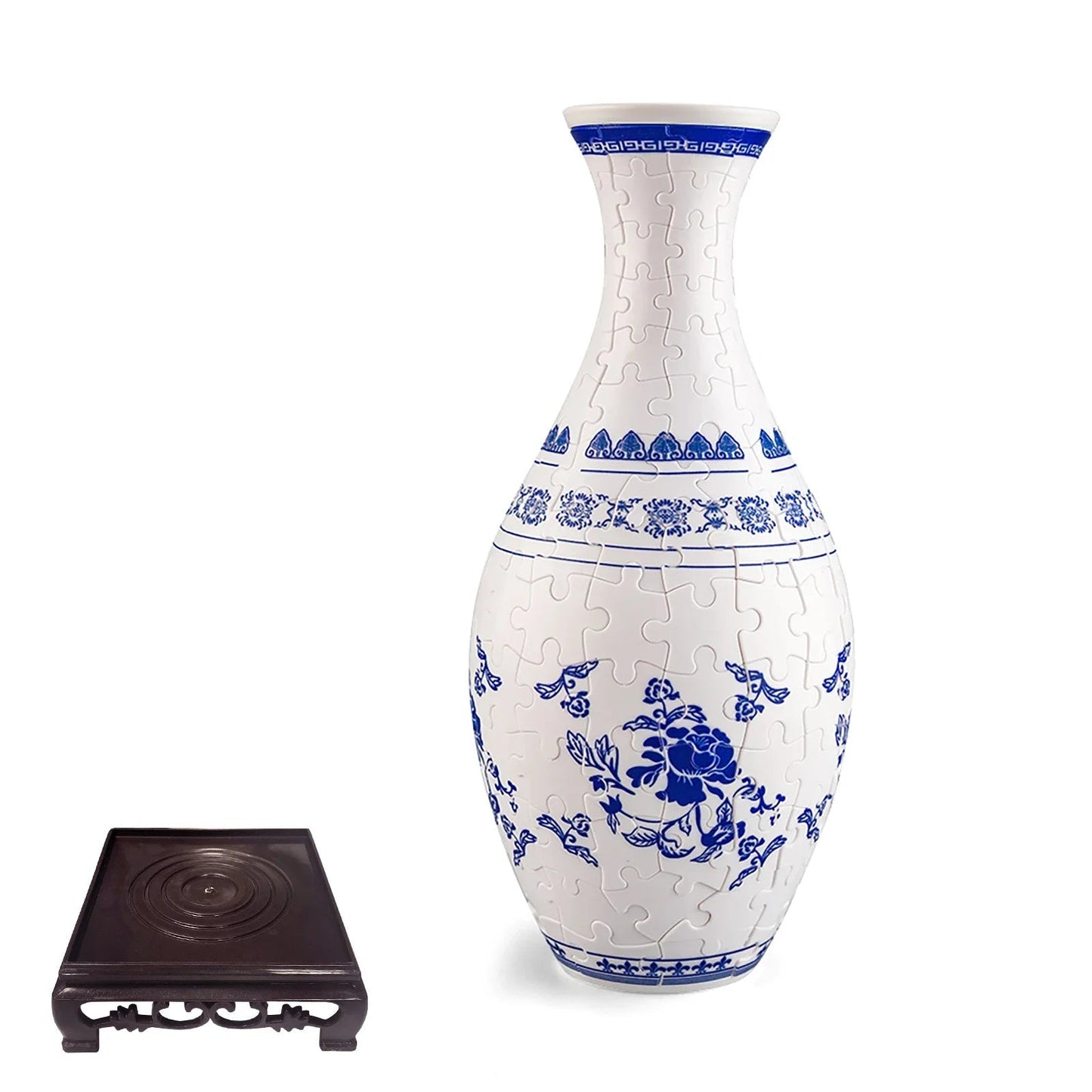3D Vase Puzzle Decor