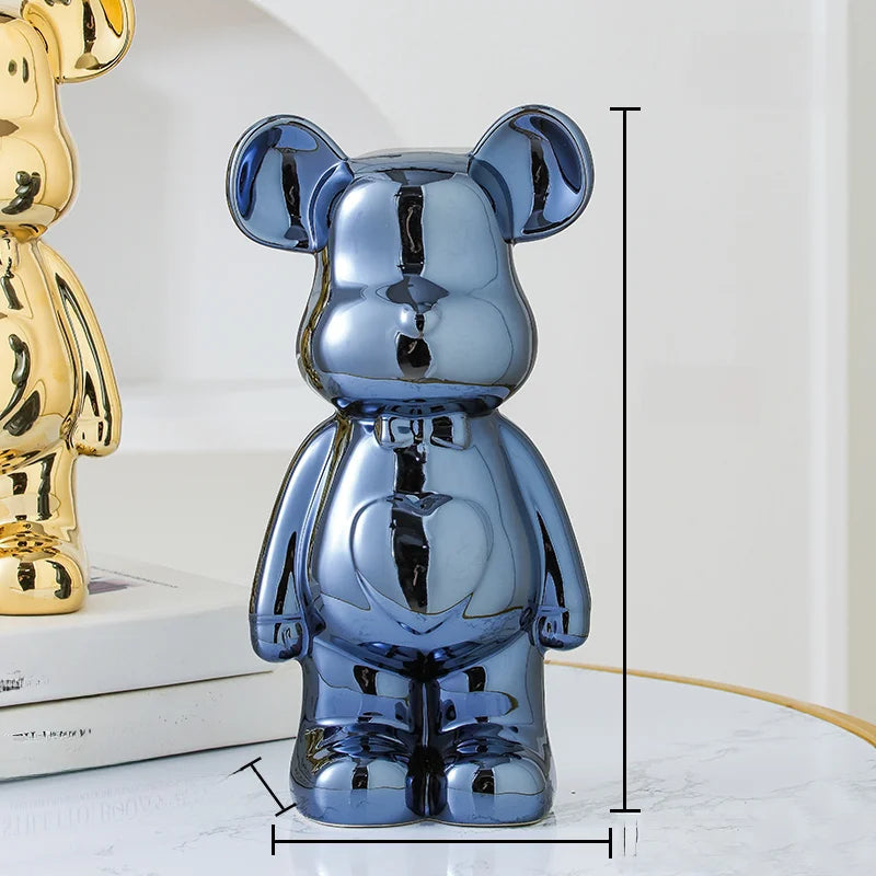 Aesthetic Bear Ceramic Statue