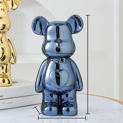 Aesthetic Bear Ceramic Statue