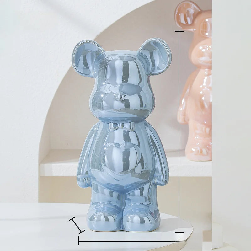Aesthetic Bear Ceramic Statue