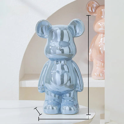 Aesthetic Bear Ceramic Statue