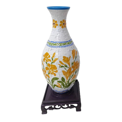 3D Vase Puzzle Decor