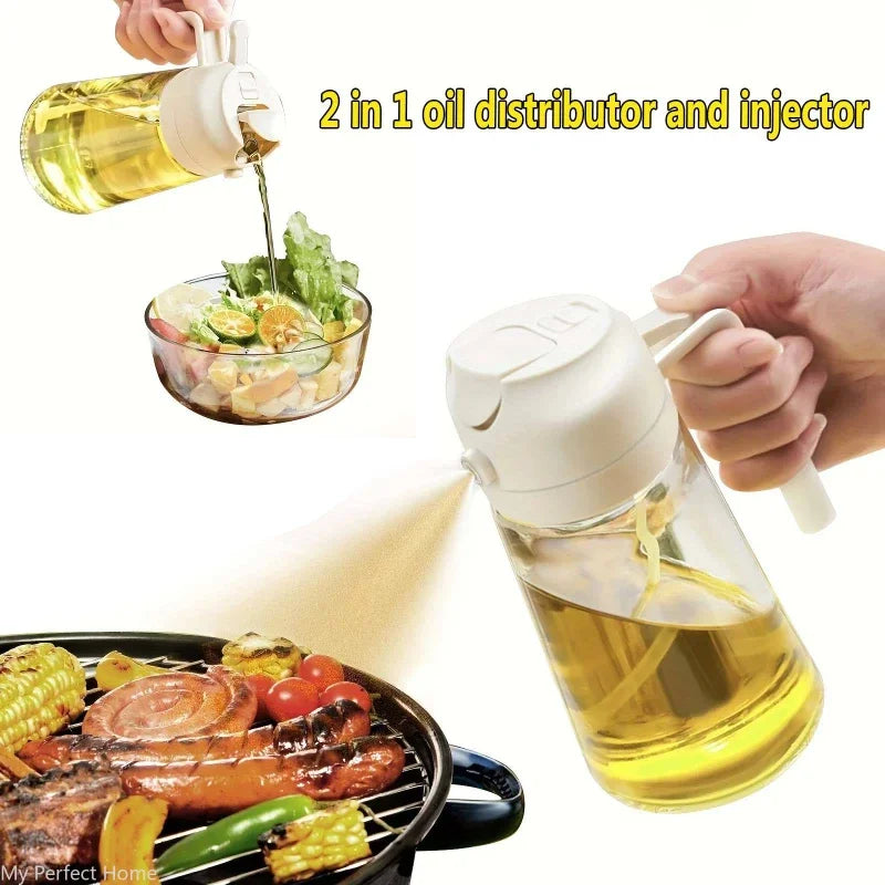 2-in-1 Spray Oil Bottle - 500ml